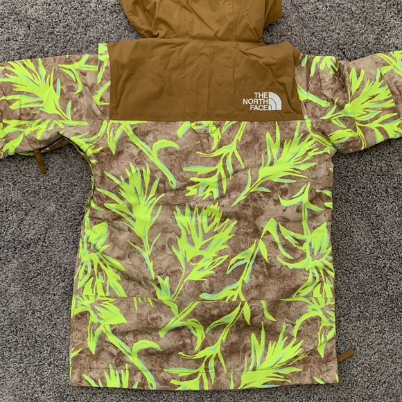 NWT The North Face Tanager Anorak Prairie Paintbrush Ski Hooded Jacket Zip Neck - Picture 2 of 10